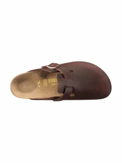 Tohvelit<BIRKENSTOCK Boston-nahkatohvelit HABANA