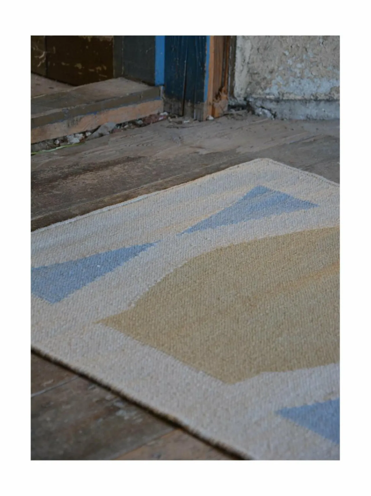 Matot<MUM'S Bowl Rug #4 Bowties -matto LIGHT BLUE