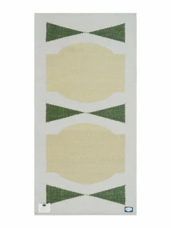 Matot<MUM'S Bowl Rug #9 Large Bowties -matto GREEN