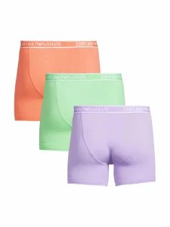 Alusasut<Emporio Armani Boxer Pack -bokserit 3-pack MA021 VIO TUL/GRENG/ LANGO