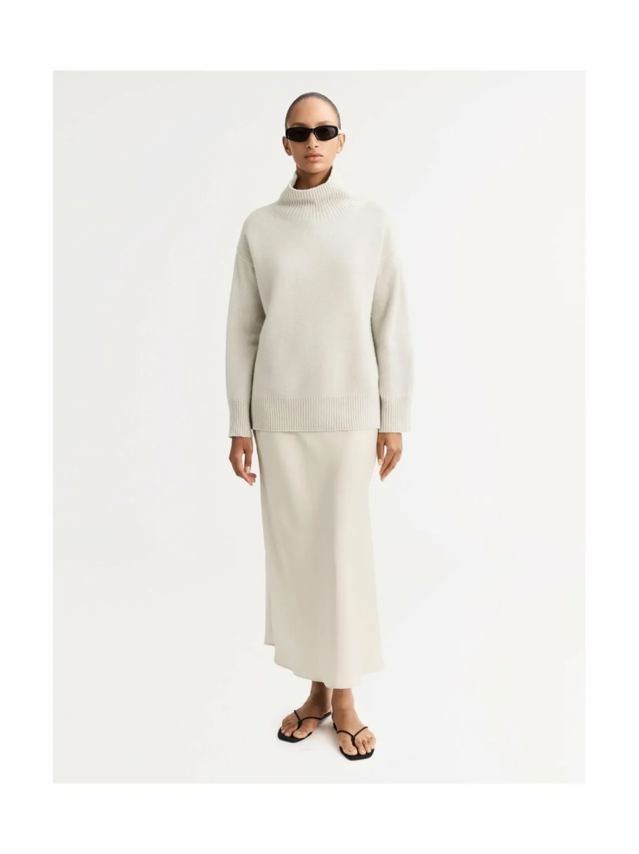 Soft Goat Boyfriend Turtleneck -kashmirneule^ Neuleet