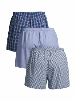 Alusasut<Cap Horn loungewear Brad-bokserit 3-pack BLUE CHECK