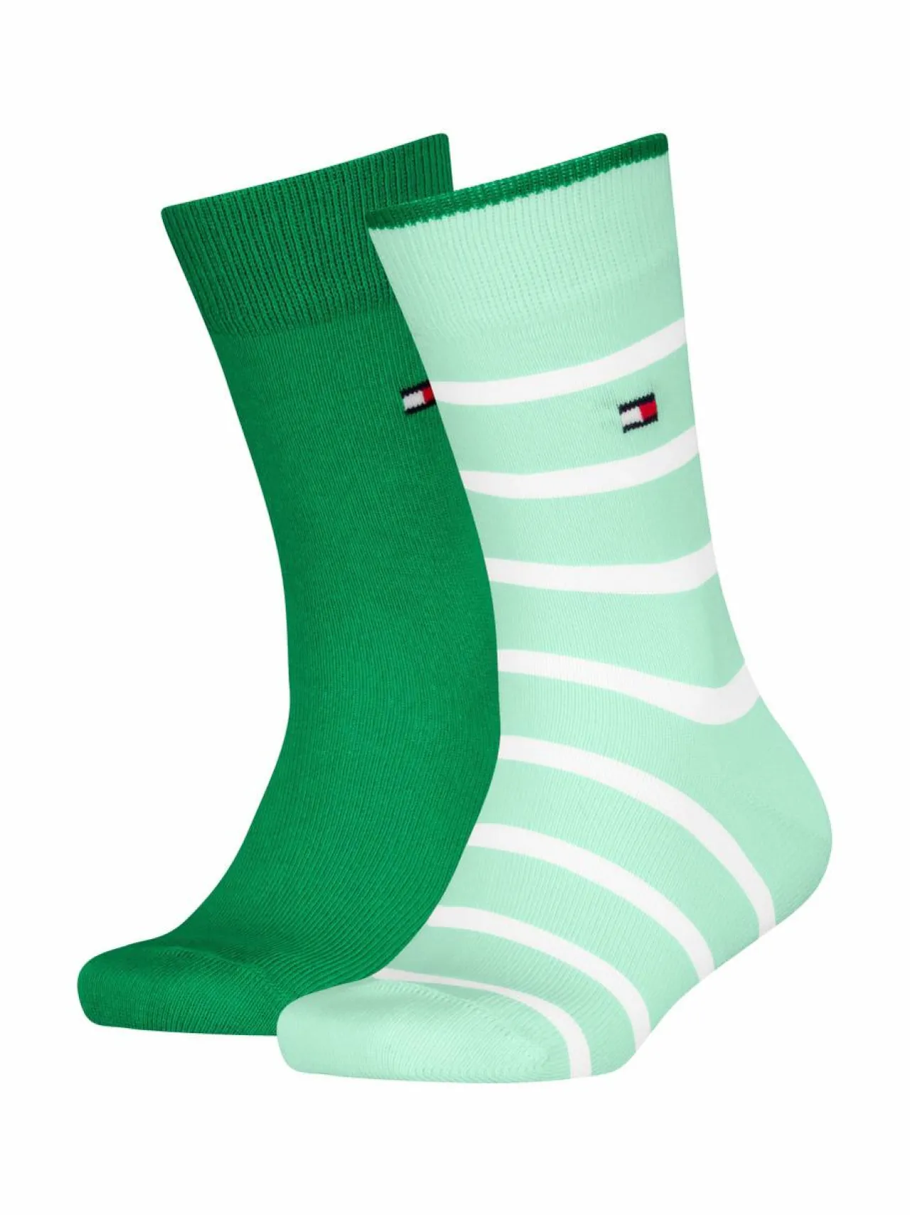 Sukat & Sukkahousut<Tommy Hilfiger Breton Stripe -sukat 2-pack 007 FADED GREEN
