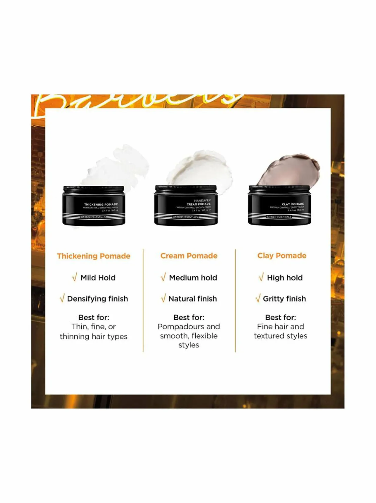 Redken Brews Maneuver Cream Pomade -muotoiluvoide 100 ml^ Hiustenhoito