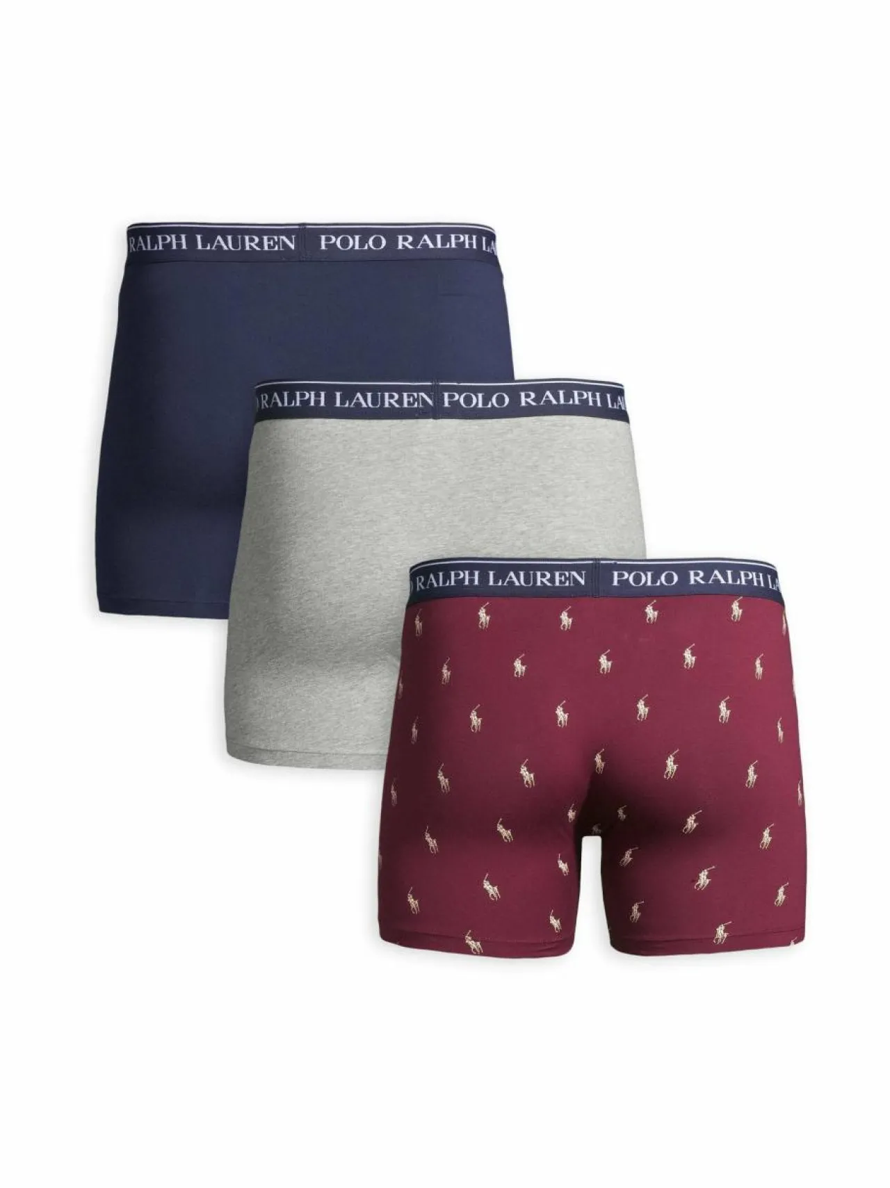 Alusasut<Polo Ralph Lauren Brief-bokserialushousut 3-pack 3PK DMSN RD AOP CRM/AD HTR/NVY