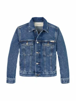 Ulkoiluvaatteet<Calvin Klein Kids Bright Trucker -farkkutakki 1A4 BRIGHT MID BLUE