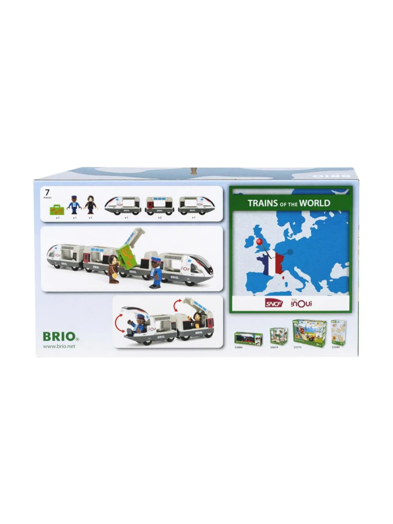 BRIO Maailman junat TGV-suurnopeusjuna^ Autot Ja Muut Ajoneuvot