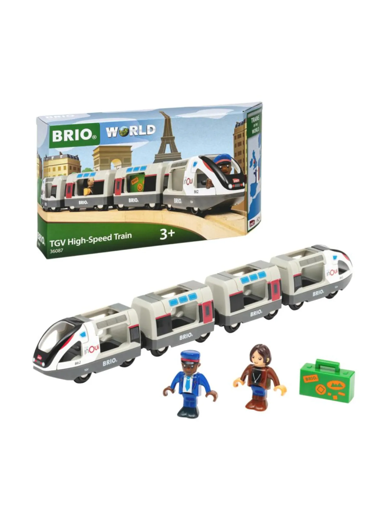 BRIO Maailman junat TGV-suurnopeusjuna^ Autot Ja Muut Ajoneuvot