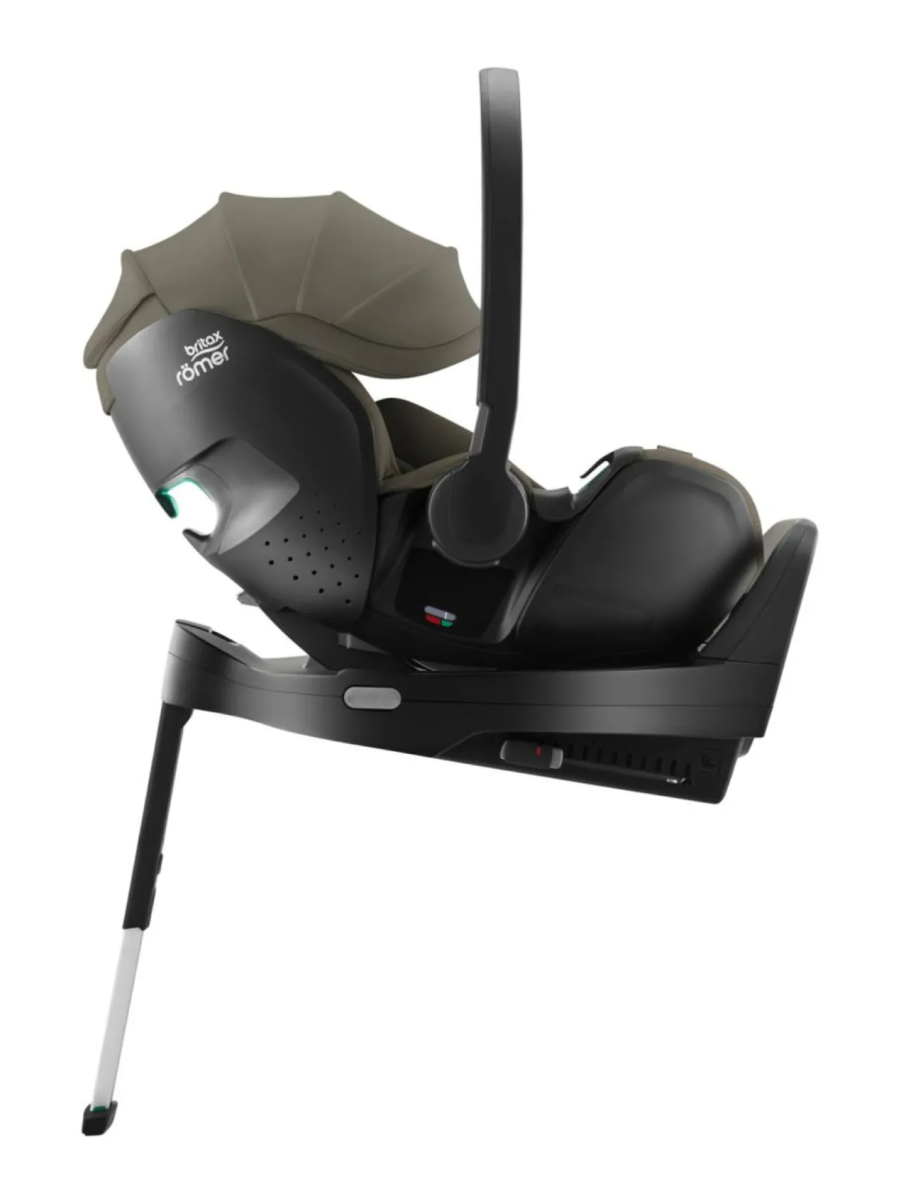 Turvaistuimet<Britax Baby-Safe Pro turvakaukalo ja Vario Base 5Z telakka LUX URBAN OLIVE