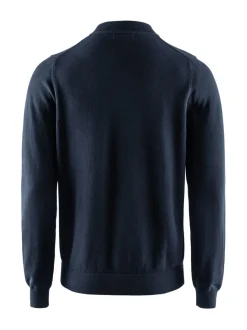 Neuleet<Berkeley Brockton Cotton Fullzip -neuletakki NAVY