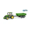 BRUDER John Deere 5115M -traktori kippiperävaunulla, 1:16^ Autot Ja Muut Ajoneuvot
