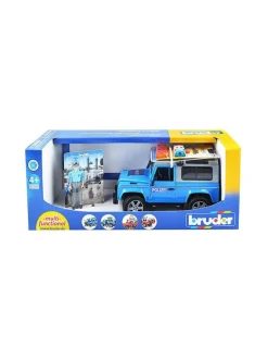 BRUDER Land Rover Defender poliisiauto, 1:16^ Autot Ja Muut Ajoneuvot