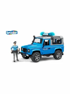 BRUDER Land Rover Defender poliisiauto, 1:16^ Autot Ja Muut Ajoneuvot