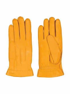 Käsineet<Sauso Bruno-nahkakäsineet YELLOW