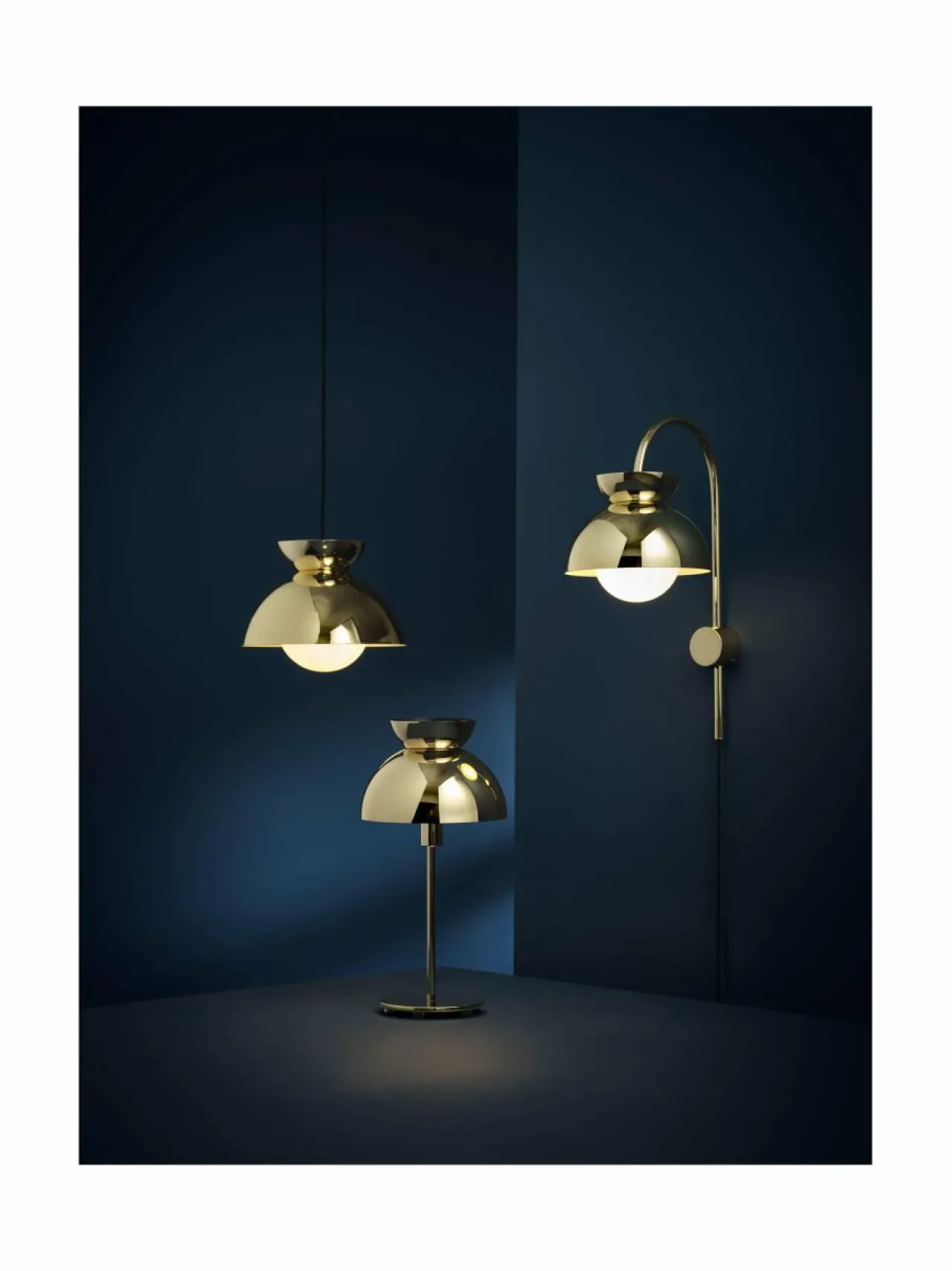 Pöytävalaisimet<Frandsen Butterfly-pöytävalaisin BRASS