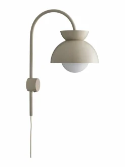 Seinävalaisimet<Frandsen Butterfly-seinävalaisin MATT TAN GREY
