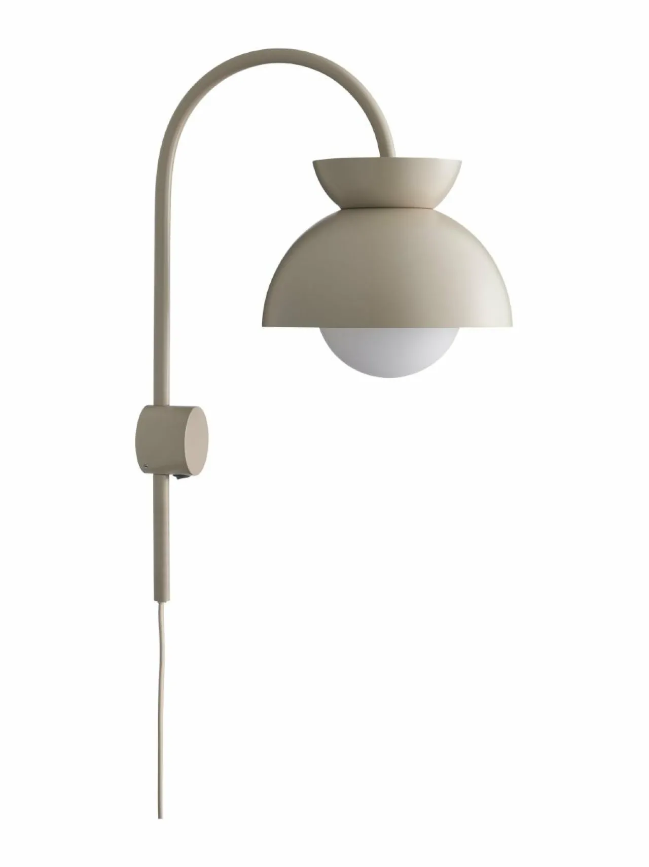 Seinävalaisimet<Frandsen Butterfly-seinävalaisin MATT TAN GREY