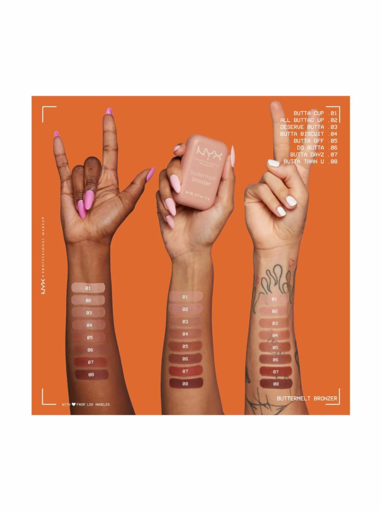 Kasvot<NYX Professional Makeup Buttermelt Bronzer -aurinkopuuteri