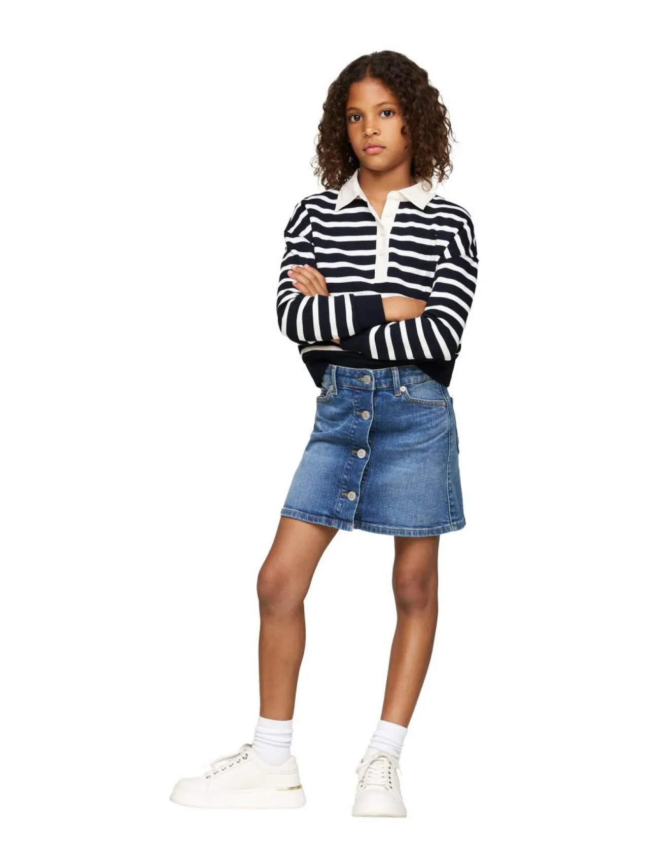 Tommy Hilfiger Button Through -farkkuhame^ Mekot & Hameet|Mekot & Hameet