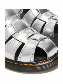 Sandaalit<Dr. Martens Caarys J Patent Lamper -nahkasandaalit SILVER METALLIC