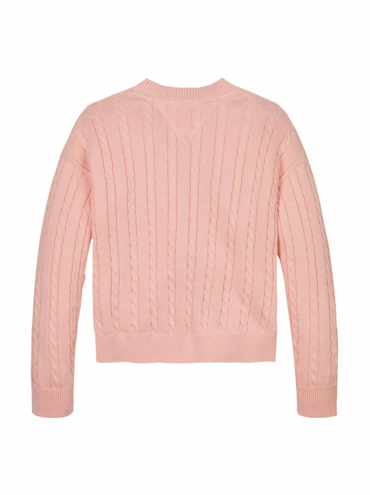 Colleget & Hupparit<Tommy Hilfiger Cable-palmikkoneule TKZ CORAL ICE
