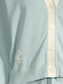 Neuleet<Lauren Ralph Lauren Cadina-neuletakki AQUA PEARL/MASCARPONE CREAM