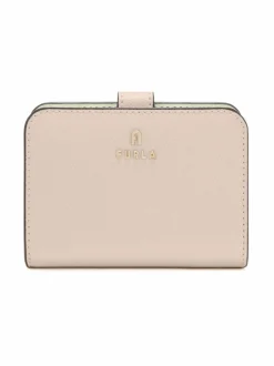 Lompakot & Kotelot<Furla Camelia S Compact -nahkalompakko 4057S AZALEA+LIGHT SALVIA INT.