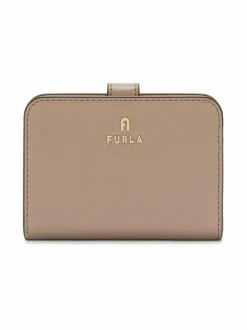 Lompakot & Kotelot<Furla Camelia S Compact -nahkalompakko 3787S STUCCO GRAY+BALLERINA I INT.