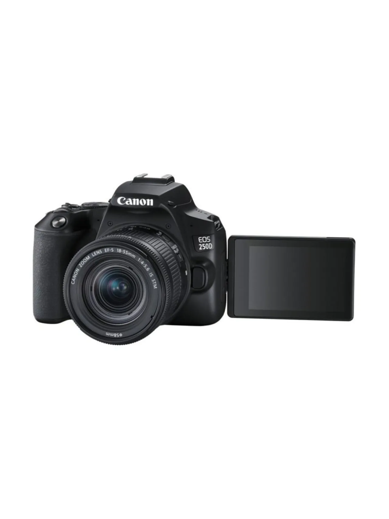 Canon EOS 250D + 18-55mm IS STM -järjestelmäkamera Kit - Musta^ Kamerat