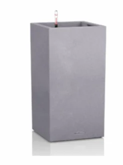 Lechuza Canto Stone Altakasteluruukku 40x40cm, korkeus 76cm + rullalevy^ Ruukut & Istutusastiat