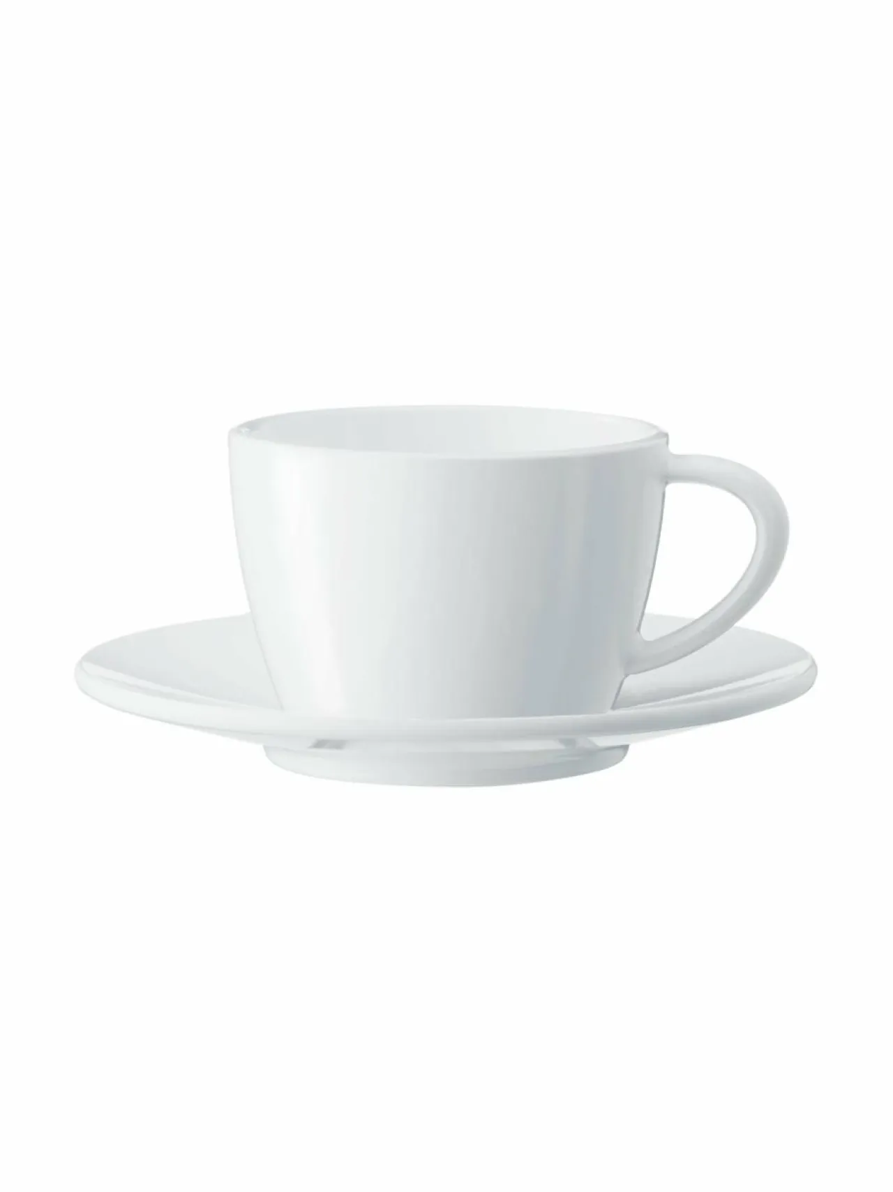 Kahvin- & Vedenkeittimet<Jura Cappuccino- kahvikuppi ja aluslautanen 2 kpl WHITE
