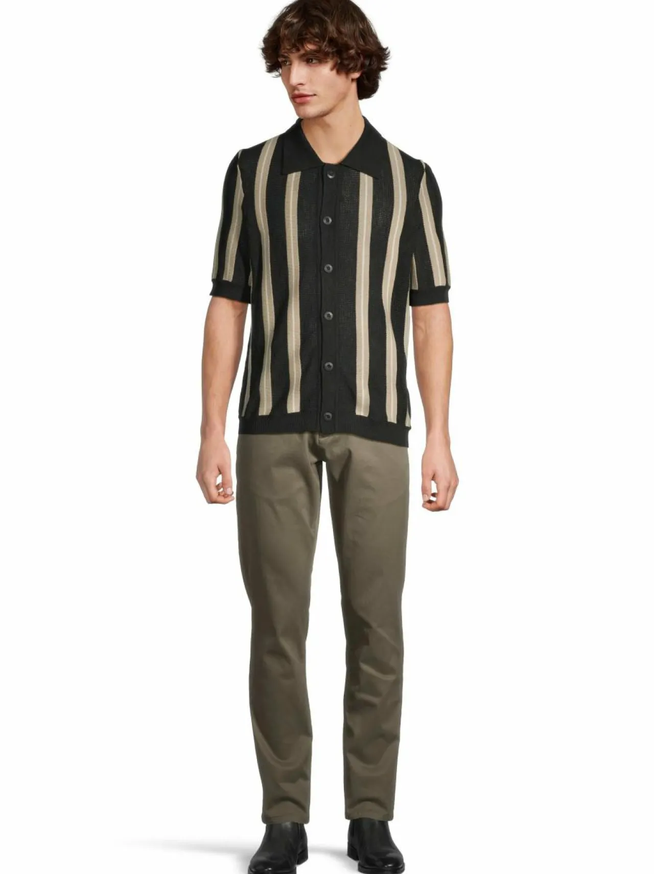 Neuleet<Marc O'Polo Cardigan Stripes-neule BLACK 990