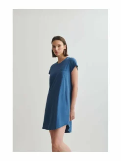 Yö- & Oloasut<Skin Carissa Pima -puuvillayöpaita DMF DENIM