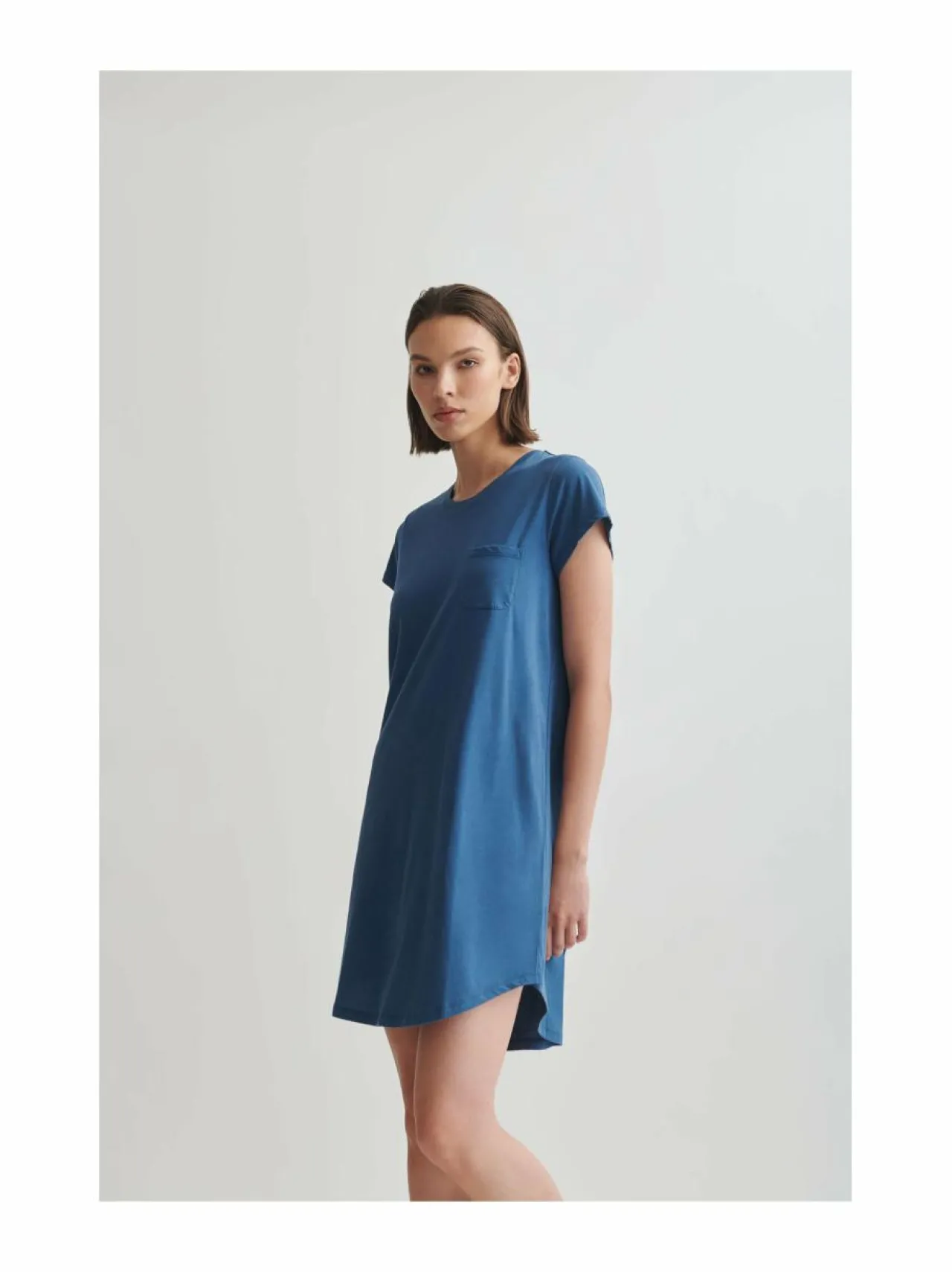 Yö- & Oloasut<Skin Carissa Pima -puuvillayöpaita DMF DENIM