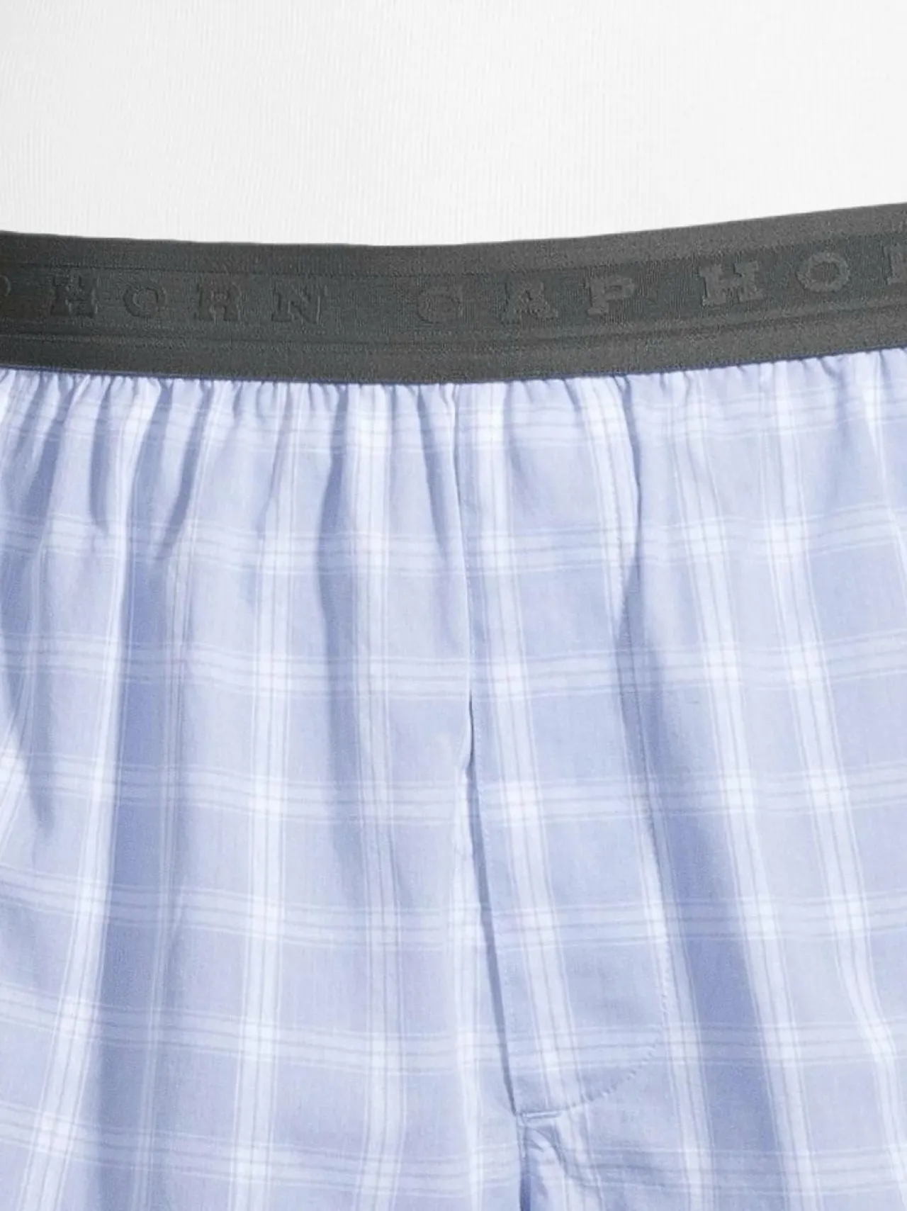 Alusasut<Cap Horn loungewear Carl -alushousut, 2-pack WHITE-LT. BLUE CHECK/LT.BLUE WHITE STRIPE