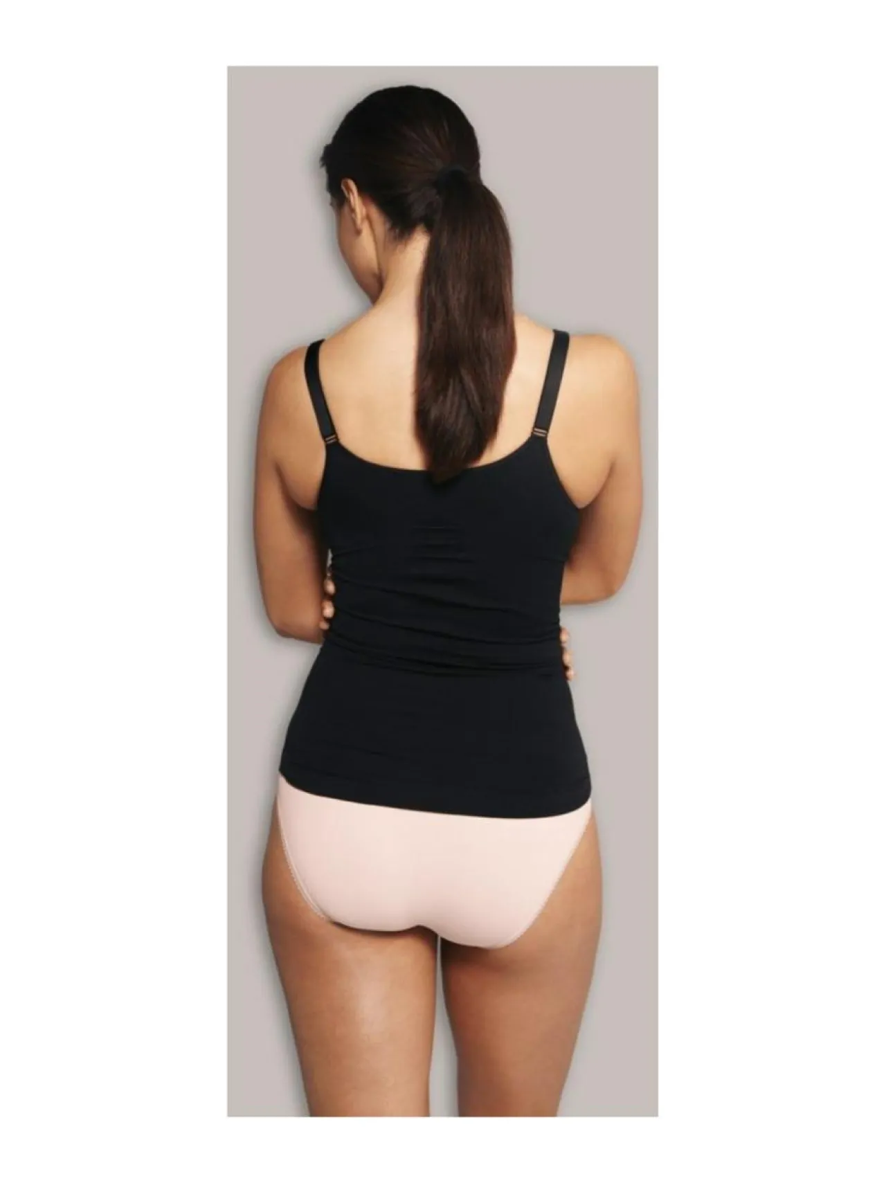 Carriwell Nursing Top with Shapewear imetystoppi - musta^ Äitiysvaatteet