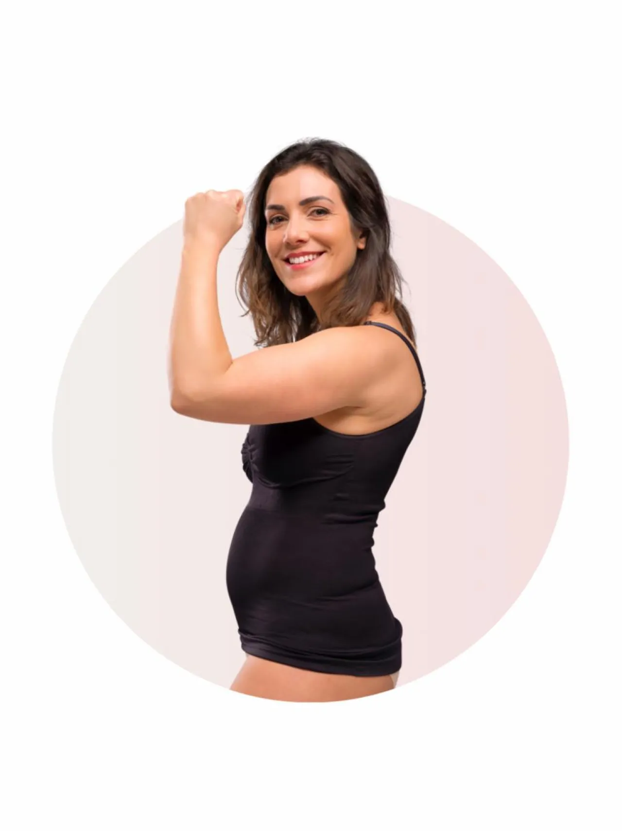 Carriwell Nursing Top with Shapewear imetystoppi - musta^ Äitiysvaatteet