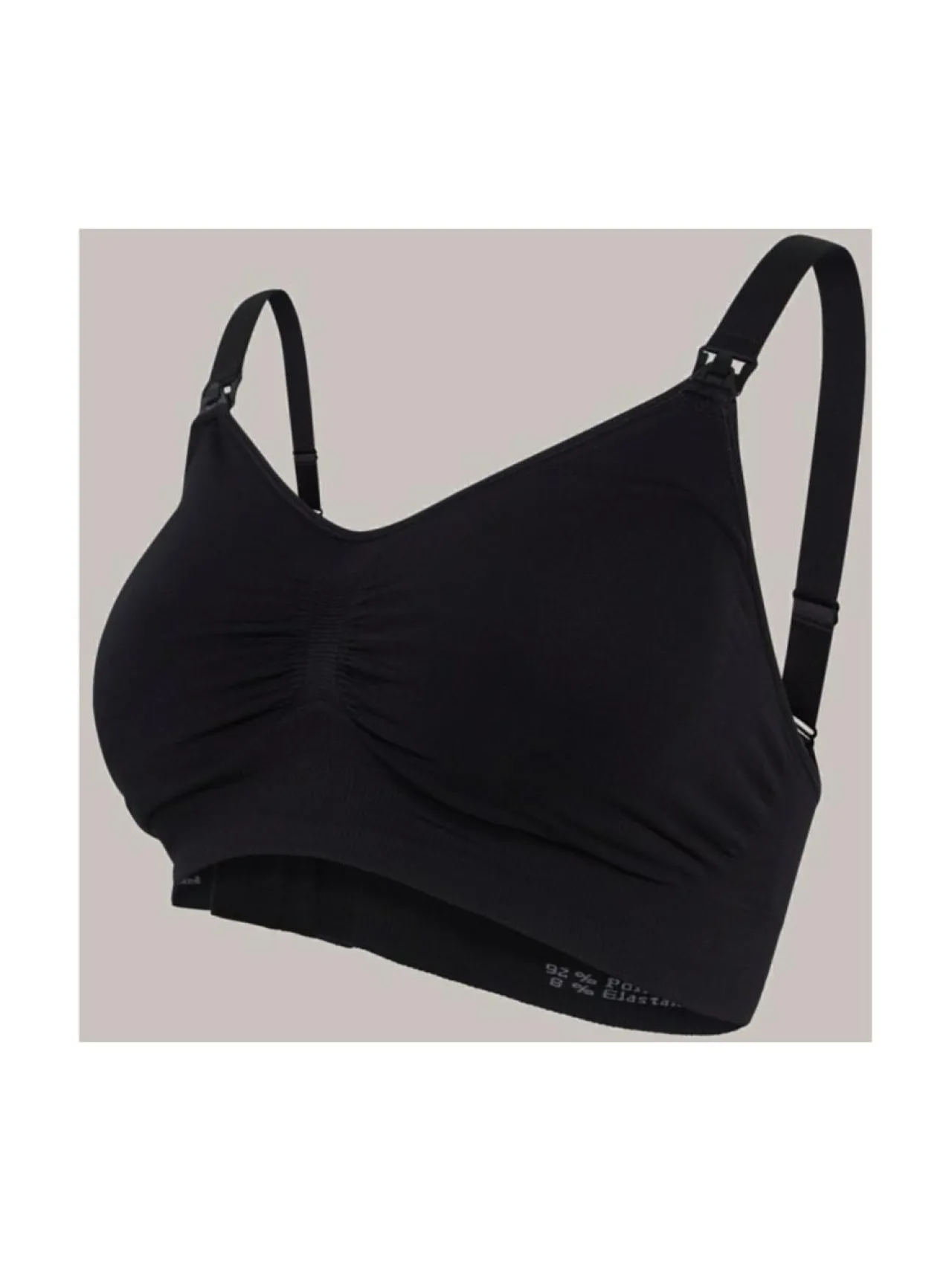 Carriwell Seamless Padded Nursing Bra imetysliivit - musta^ Äitiysvaatteet