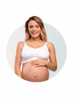 Äitiysvaatteet<Carriwell Seamless Padded Nursing Bra imetysliivit - valkoinen