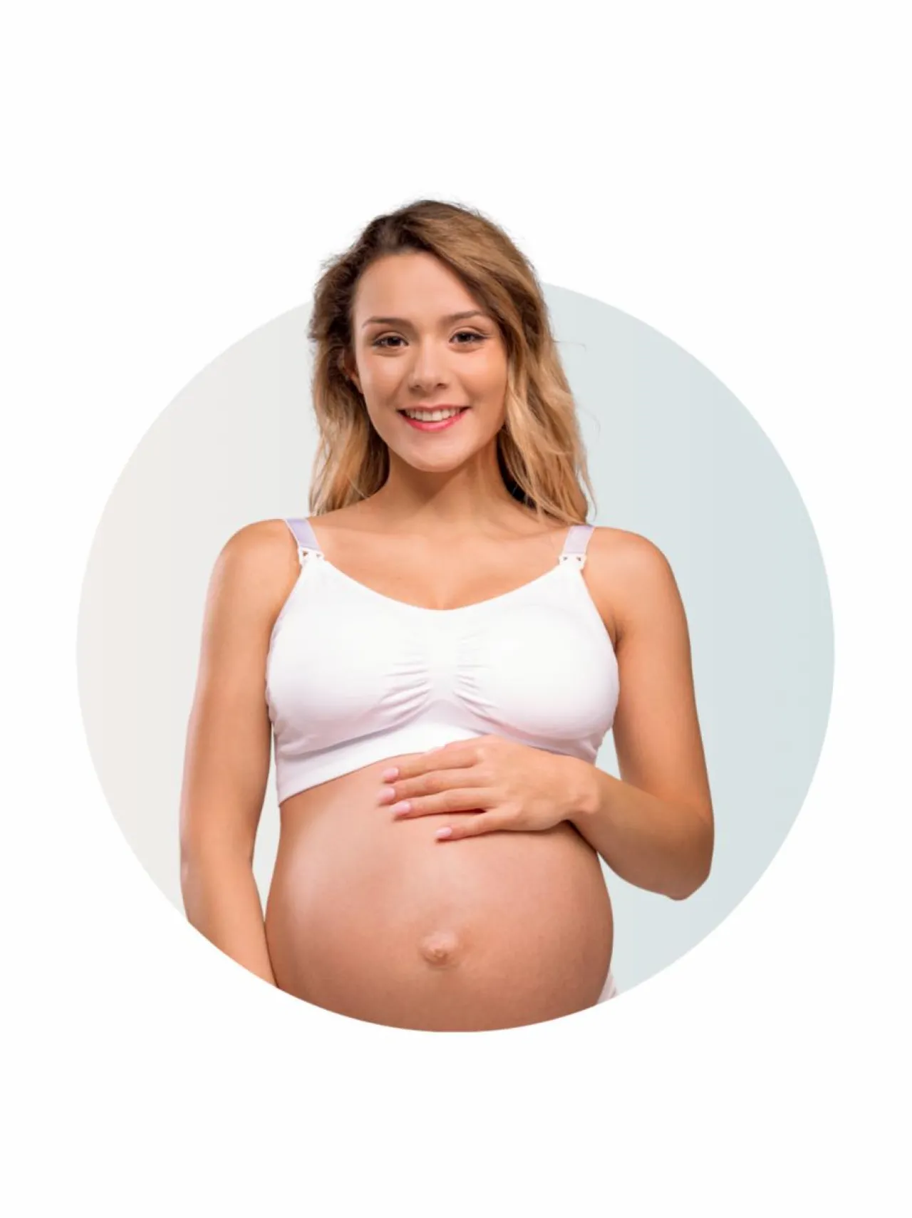 Äitiysvaatteet<Carriwell Seamless Padded Nursing Bra imetysliivit - valkoinen