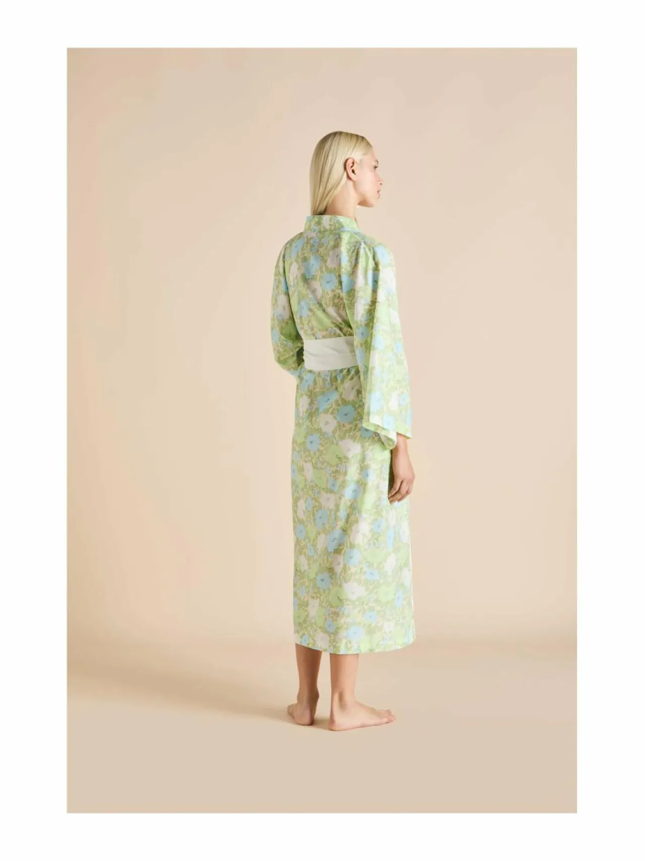 Yö- & Oloasut<Olivia von Halle Casablanca-silkkisekoitekimono HESTER