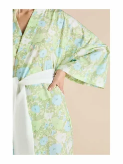 Yö- & Oloasut<Olivia von Halle Casablanca-silkkisekoitekimono HESTER