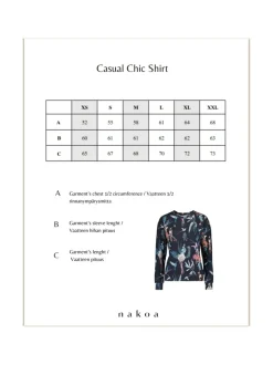 Paidat, Hupparit & Colleget<Nakoa Casual Chic Print Shirt, BLUEBIRD