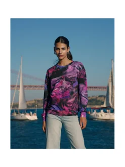 Paidat, Hupparit & Colleget<Nakoa Casual Chic Print Shirt, MARBLE