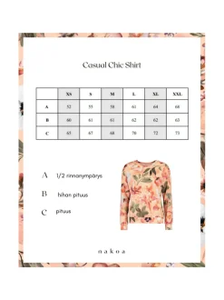 Paidat & Puserot<Nakoa Casual Chic Print Shirt, SIESTA