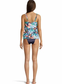 Uima-Asut<Damella Cate Rainforest -tankini 020 NAVY