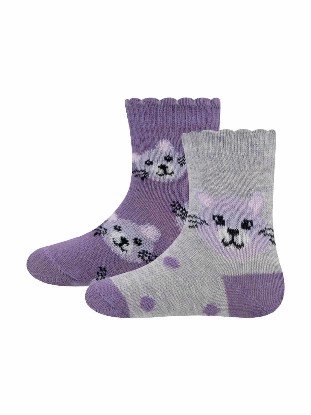 Sukat & Sukkahousut<Ewers Cat-sukat 2-pack 2 LILAC
