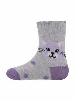 Sukat & Sukkahousut<Ewers Cat-sukat 2-pack 2 LILAC