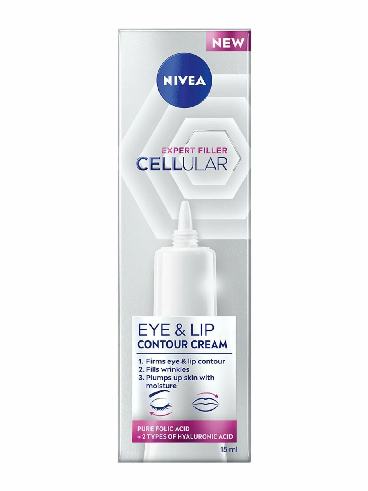 Kasvojenhoito<NIVEA Cellular Expert Filler Eye & Lip Cream -silmänympärysvoide 15 ml