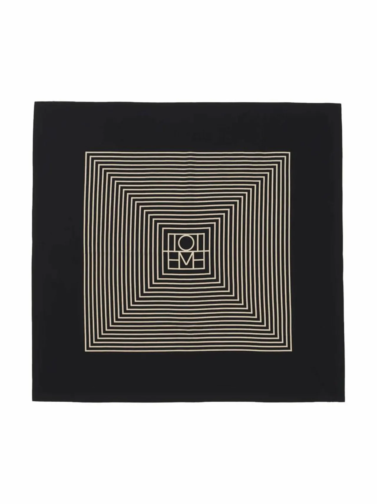 TOTEME Centered Monogram -silkkihuivi^ Huivit & Kaulaliinat